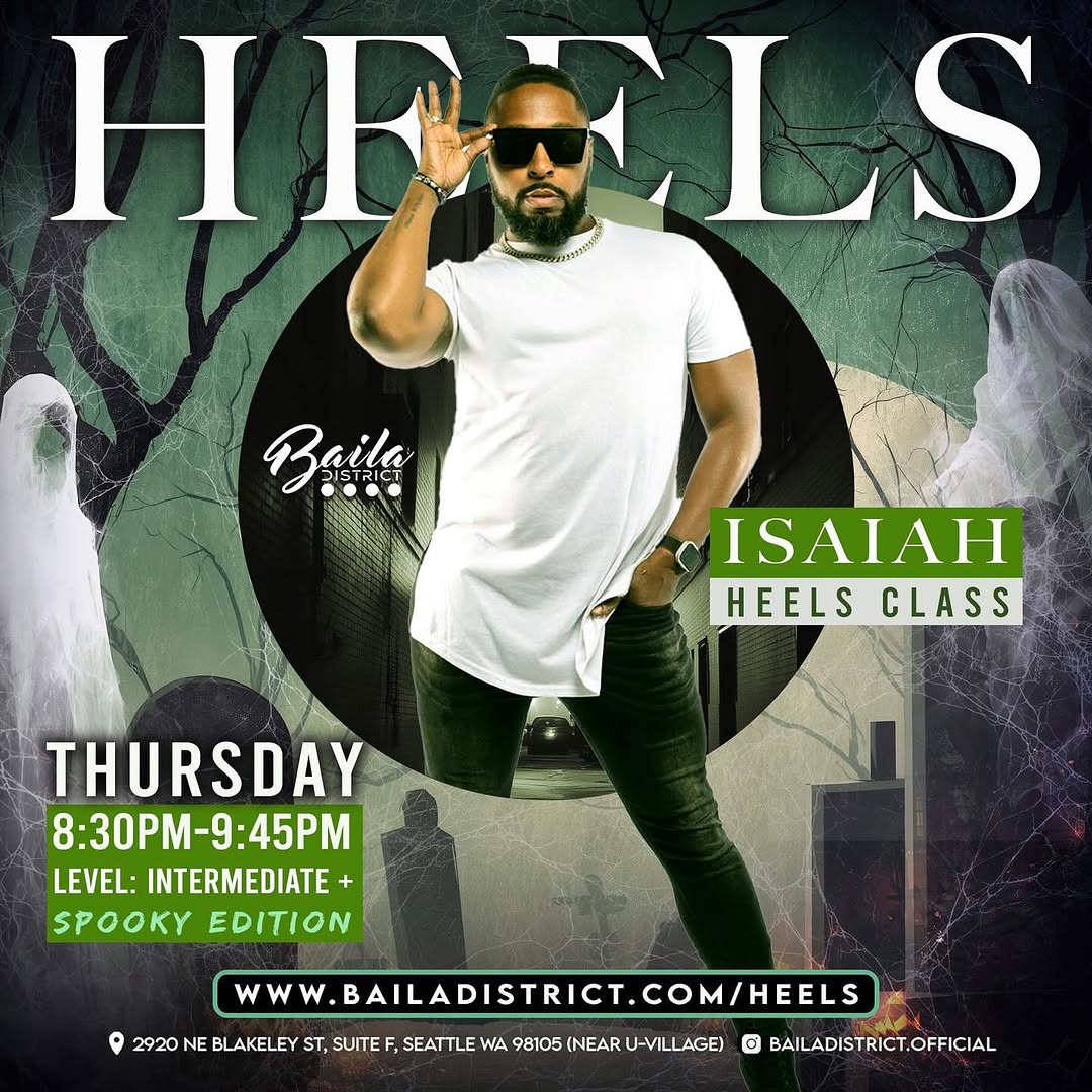 Heels workshop with Zay: students in a class setting